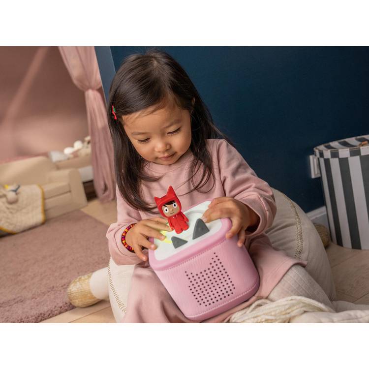 tonies Pink Toniebox2 Starter Set and Creative Tonie audio player - British product