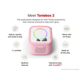 tonies Pink Toniebox2 Starter Set and Creative Tonie audio player - British product