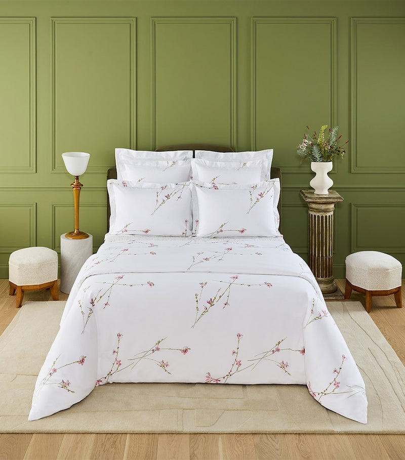 Yves Delorme Gaura king fitted sheet 150cm x 200cm (British brand)