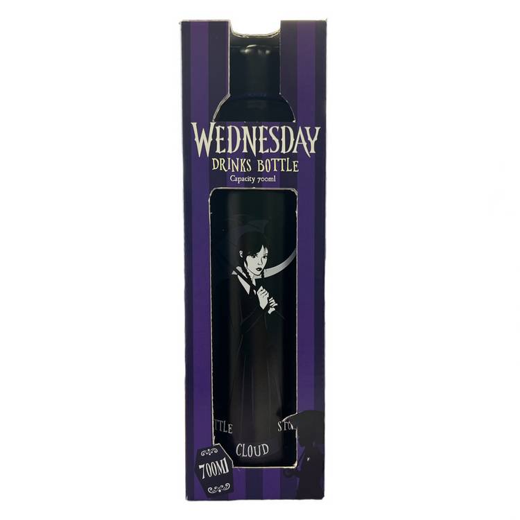 Wednesday stainless steel water bottle 700ml (British brand)