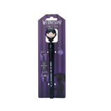 Wednesday fidget pen with removable figurine, imported from the UK