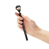 Wednesday fidget pen with removable figurine, imported from the UK