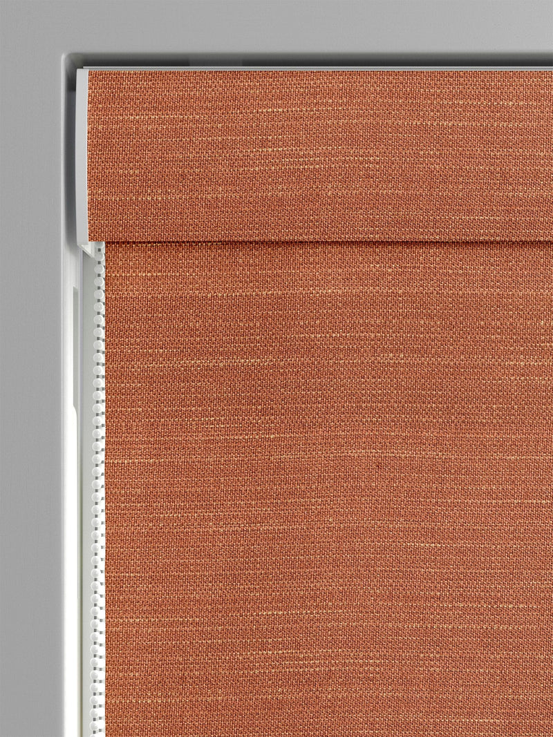 Voyage Maison rust orange Roman blind made to measure (British brand)
