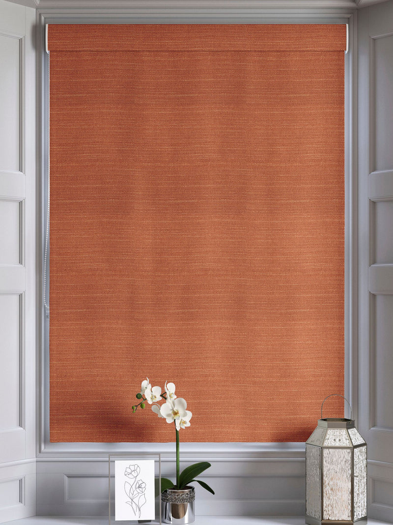 Voyage Maison rust orange Roman blind made to measure (British brand)