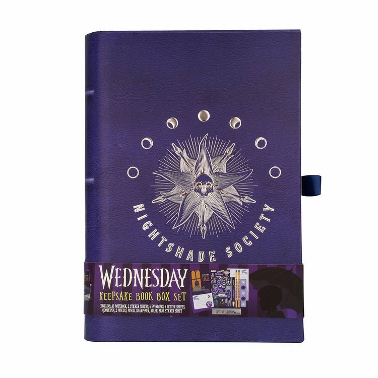 Wednesday Nightshade Keepsake Box, size H29.7x21x5.5cm, imported from the UK