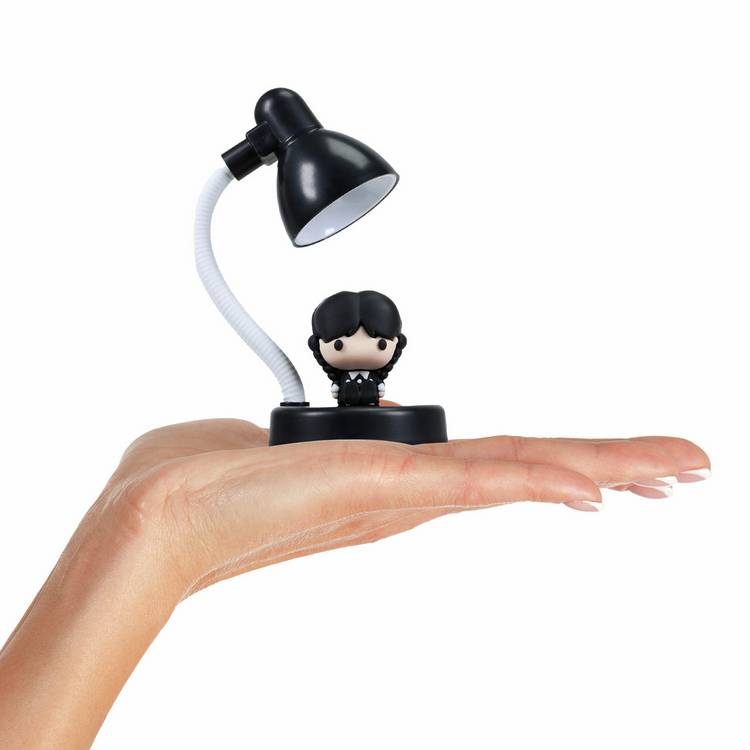 Wednesday Mini USB Lamp with figurine switch - British brand