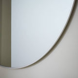 Habitat silver round wall mirror 80x80cm, UK version