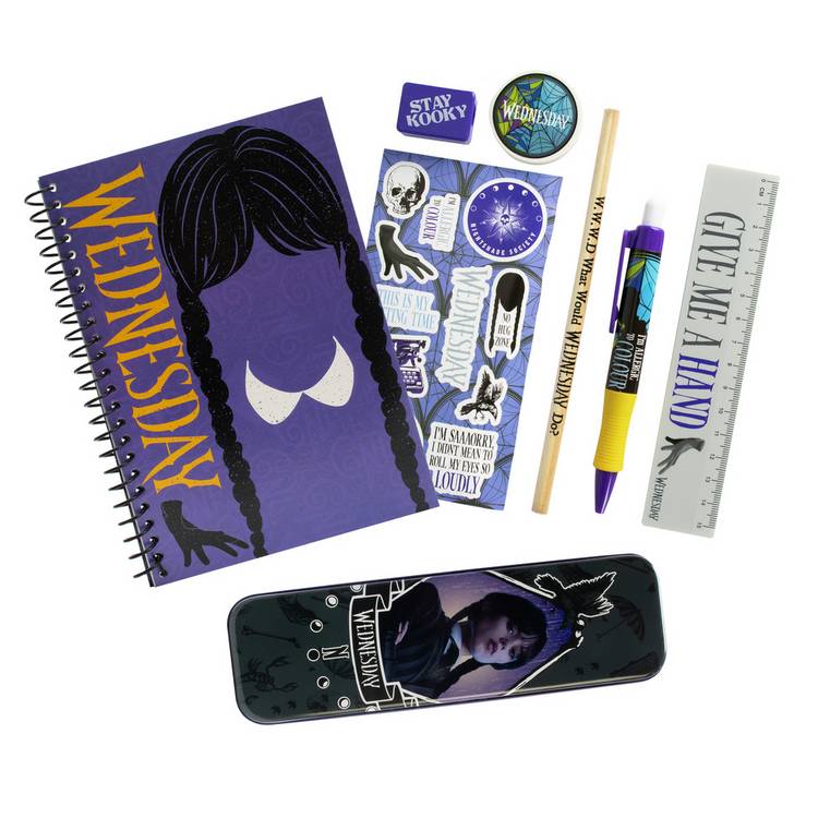Wednesday stationery bumper pack - British product