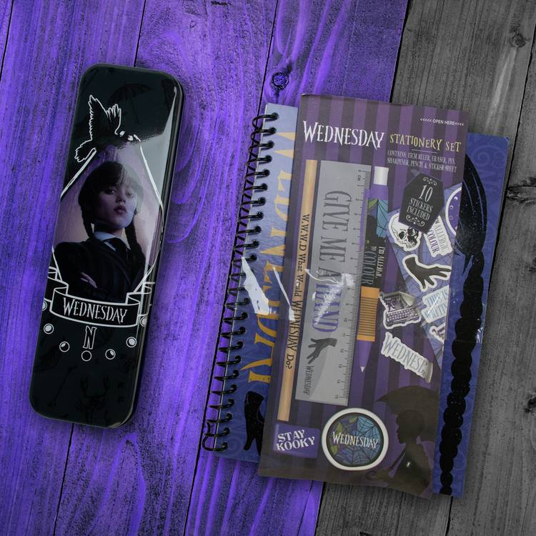 Wednesday stationery bumper pack - British product