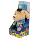 Dog Man interactive soft toy with toot sound, UK version