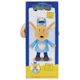 Dog Man interactive soft toy with toot sound, UK version
