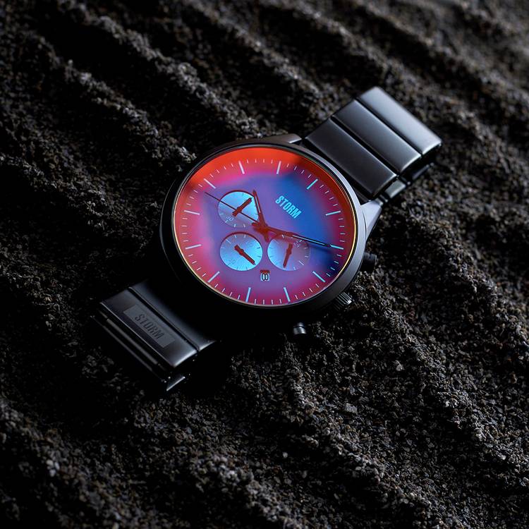 STORM Crusader blue dial stainless steel strap watch, UK version