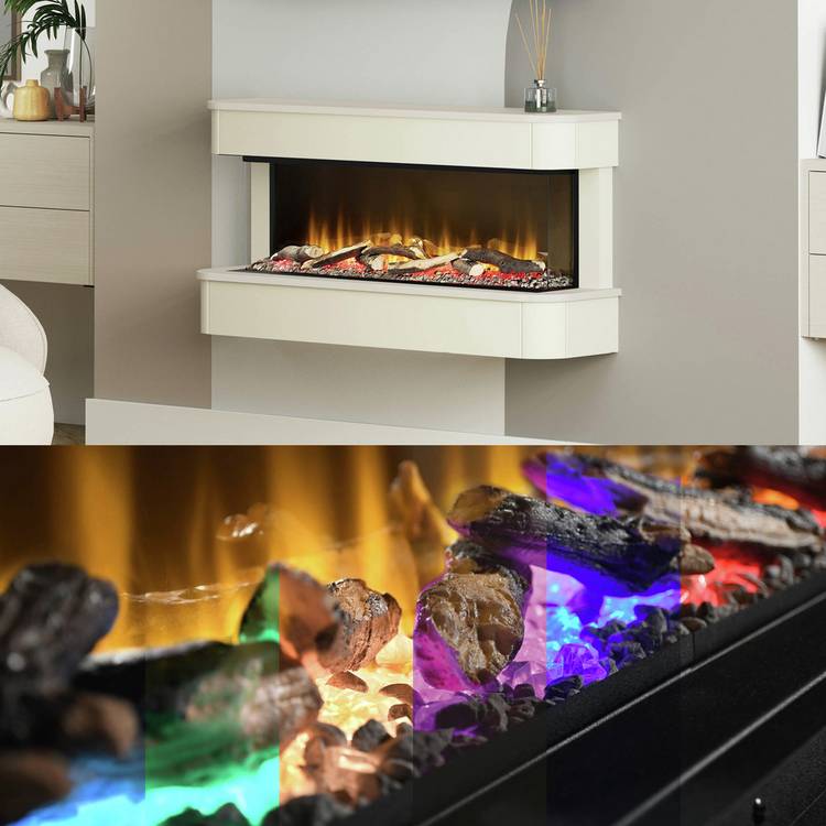 Be Modern Juliette 1000 wall hung electric fireplace - British product