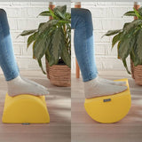 Leitz Ergo Cosy Foot Rest Yellow, imported from the UK