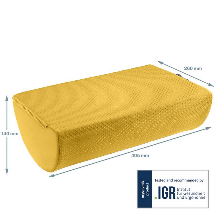 Leitz Ergo Cosy Foot Rest Yellow, imported from the UK