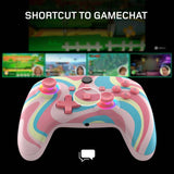Gioteck WX5+ wireless controller Swirl design, imported from the UK