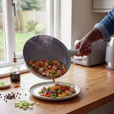 Russell Hobbs 28cm grey marble aluminium wok, imported from the UK