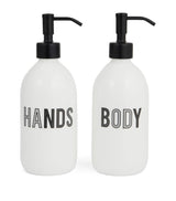 Harrods Anya Hindmarch Bone China Hand and Body Wash Dispenser Set- Buy online at McGrocer
