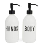 Anya Hindmarch bone china hand and body wash dispenser set - British product