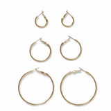 Argos Freedom Gold-tone Essential Pack of 6 Hoop Earrings- Buy online at McGrocer