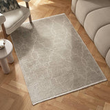 Argos Habitat Luxe Chenille Neutral Flatweave Rug 120 x 170cm- Buy online at McGrocer