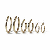 Argos Freedom Gold Tone Tube Hoop Earrings Pack of 6- Buy online at McGrocer