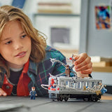 LEGO Marvel Spider-Man subway train building set 76321, UK version