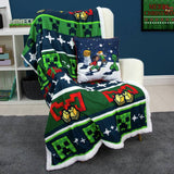Minecraft Christmas reversible cushion 40x40cm (British brand)