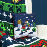 Minecraft Christmas reversible cushion 40x40cm (British brand)