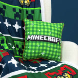 Minecraft Christmas reversible cushion 40x40cm (British brand)