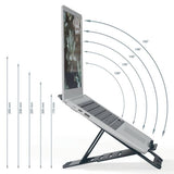 Leitz Ergo Aluminium Laptop Stand Dark Grey, imported from the UK
