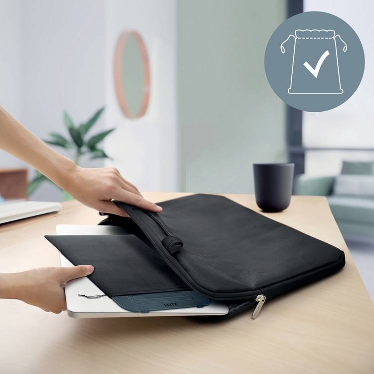 Leitz Ergo Aluminium Laptop Stand Dark Grey, imported from the UK