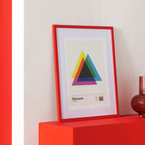 Habitat red picture frame 40x50cm (British brand)