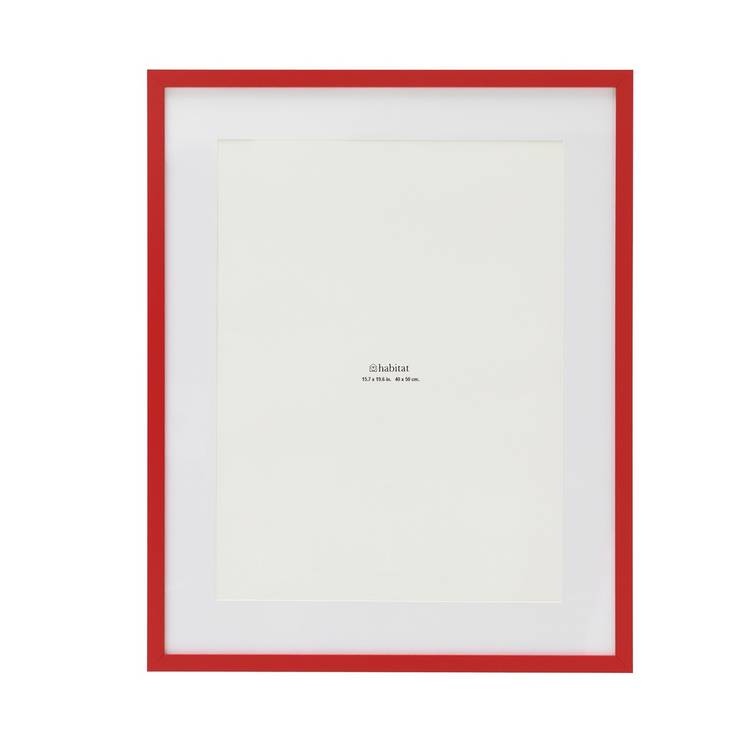 Habitat red picture frame 40x50cm (British brand)