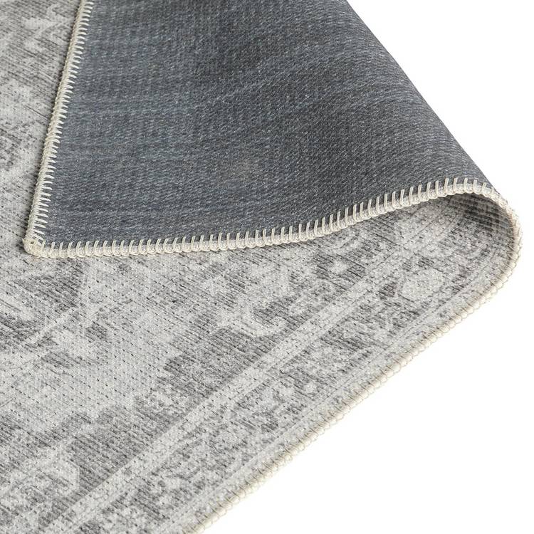 Habitat grey vintage effect flatweave runner 66x200cm (British brand)