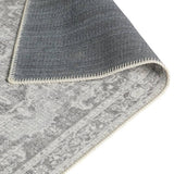 Habitat grey vintage effect flatweave runner 66x200cm (British brand)