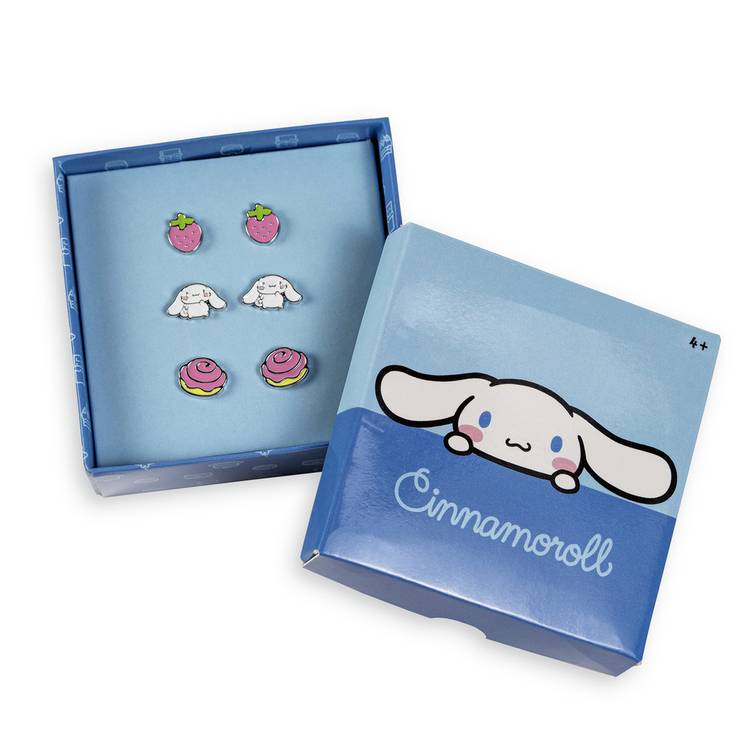 Sanrio Cinnamoroll stud earrings pack of 3 (British brand)