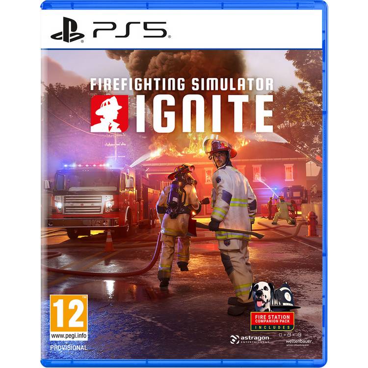 Firefighting Simulator Ignite PS5 game disc - British product