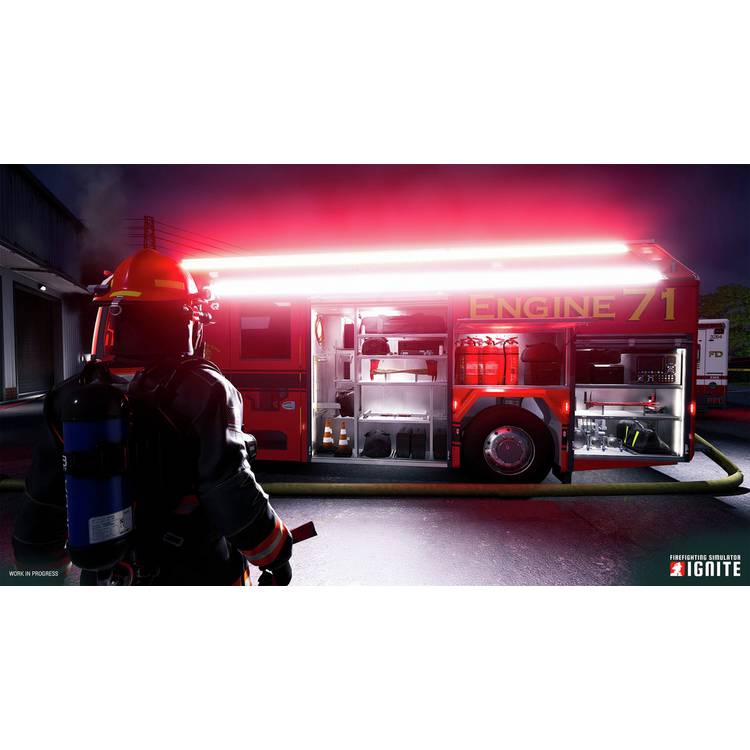 Firefighting Simulator Ignite PS5 game disc - British product