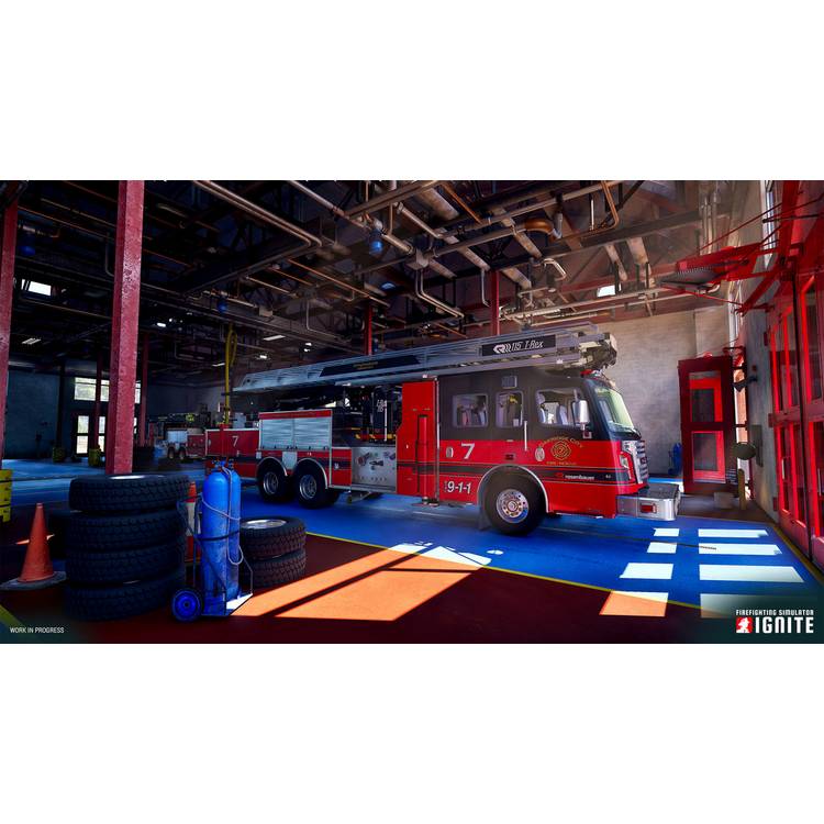 Firefighting Simulator Ignite PS5 game disc - British product
