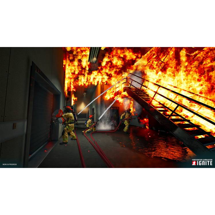 Firefighting Simulator Ignite PS5 game disc - British product