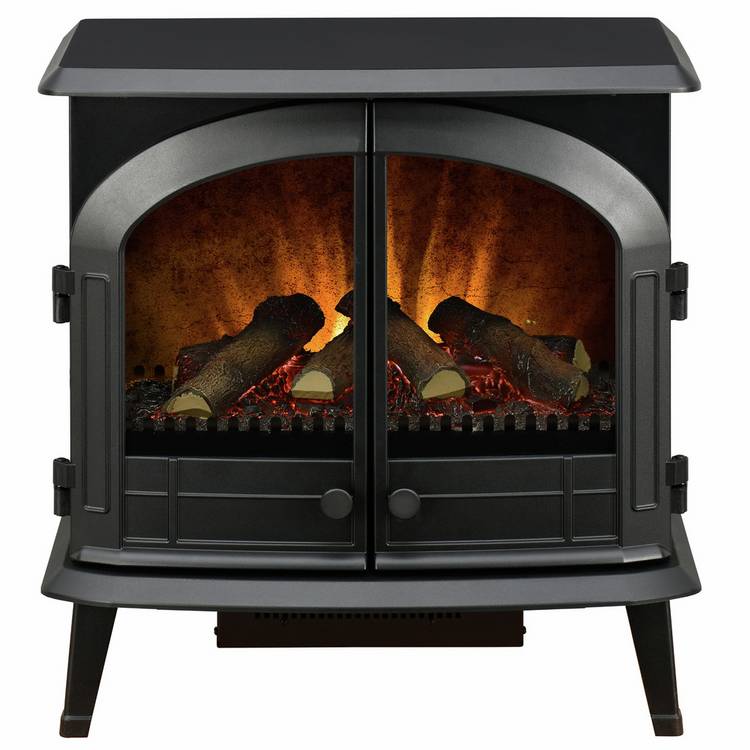 Dimplex Emberly electric stove 2kW black, imported from the UK