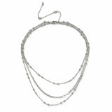 Liars & Lovers silver plated multilayer pendant necklace 45cm, imported from the UK