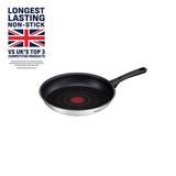 Argos Tefal Titanium Edition Stainless Steel Frying Pan 24cm- Buy online at McGrocer