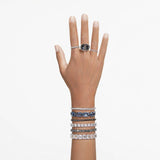Swarovski tennis bracelet rhodium plated crystal 16.5cm (British brand)