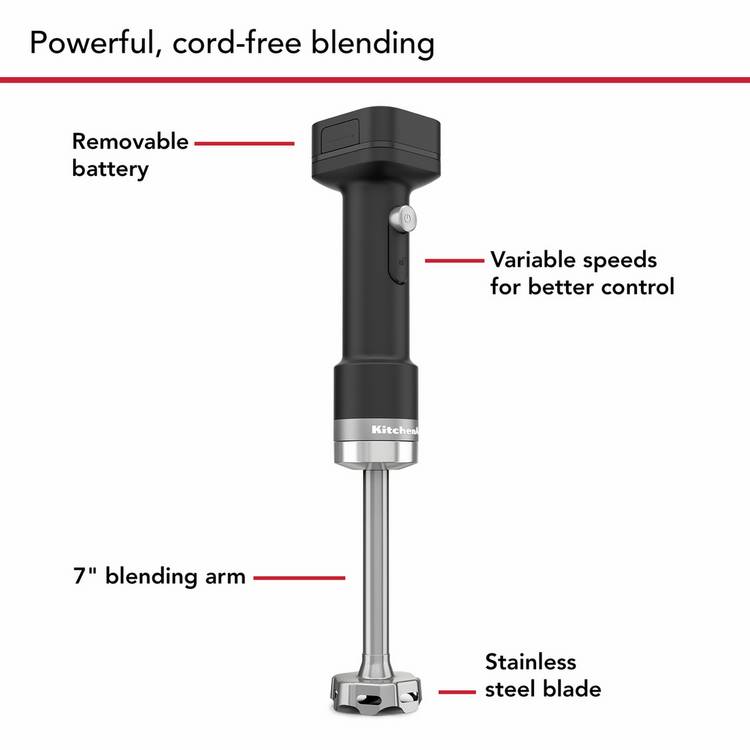 KitchenAid Go Cordless Hand Blender - British product