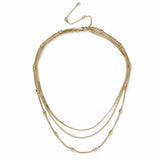 Argos Liars & Lovers Gold Plated Multilayer Snake Chain Necklace- Buy online at McGrocer