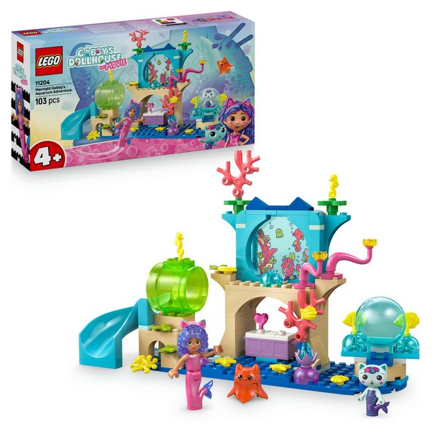 LEGO Gabby's Dollhouse Mermaid Aquarium Adventure building set - British product