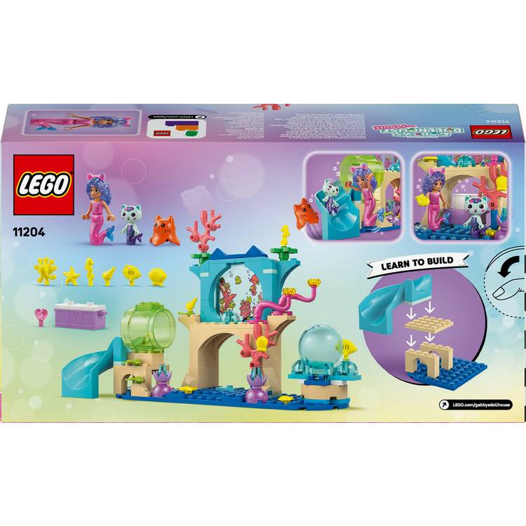 LEGO Gabby's Dollhouse Mermaid Aquarium Adventure building set - British product