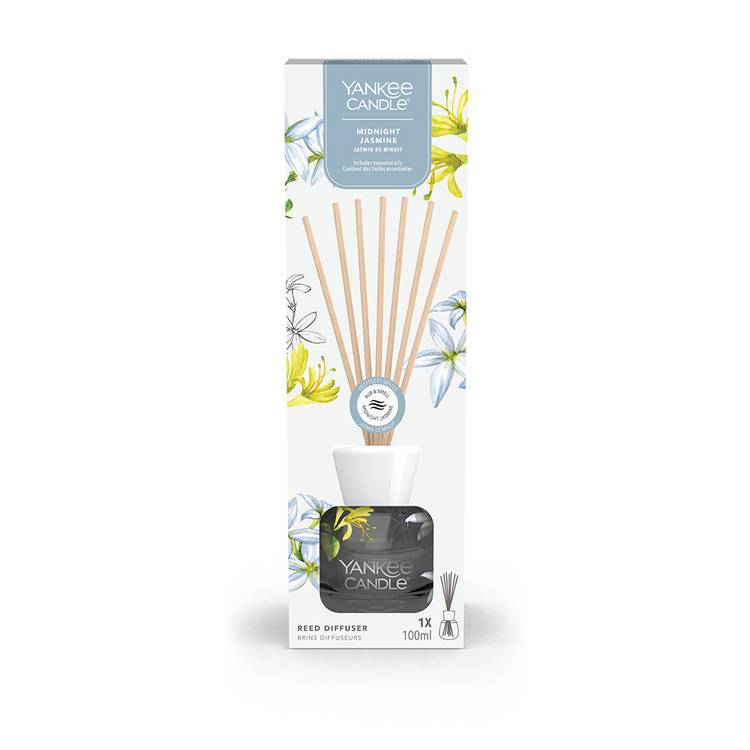 Yankee Midnight Jasmine reed diffuser 100ml (British brand)